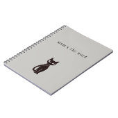 Black Cat Notebook ver.2 Notizblock (Linke Seite)
