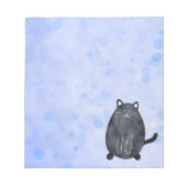 Black Cat Notepad Notizblock (Vorderseite)