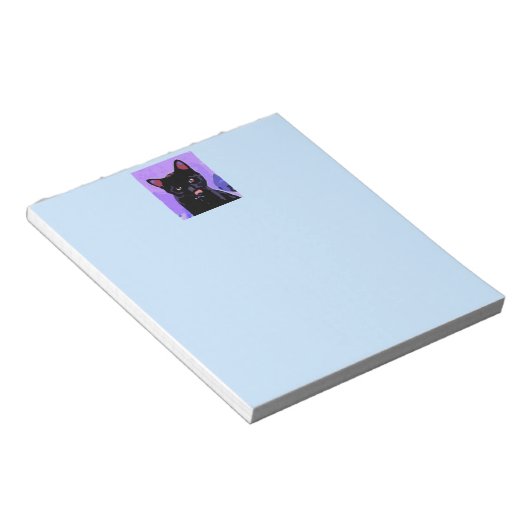 Black Cat Notepad Notizblock (angewinkelt)