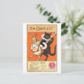 Black Cat Nr. 2 Postkarte (Stehend Vorderseite)