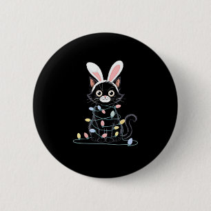 Black Cat Oaster Pajama Osterdekorationen L Button