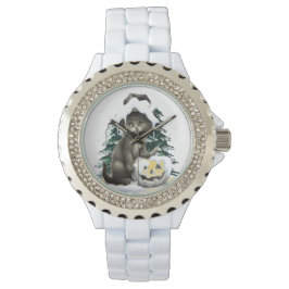 Black Cat On A Jack Armbanduhr