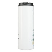 Black Cat On A Jack Thermosbecher (Rückseite)