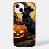 Black Cat on Pumpkin Case-Mate iPhone Hülle (Rückseite)