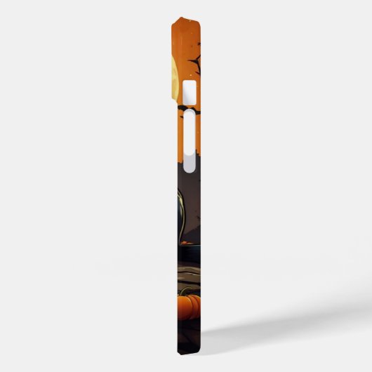 Black Cat on Pumpkin Case-Mate iPhone Hülle (Rückseite / Links)