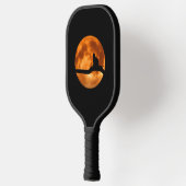Black Cat Orange Moon Pickleball Schläger (Links)
