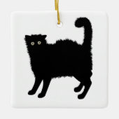 Black Cat Ornament (Vorderseite)
