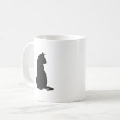 Black Cat Painting Coffee Tasse (Vorderseite Links)