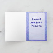 Black Cat Party Center Dankeskarte (Innenseite)