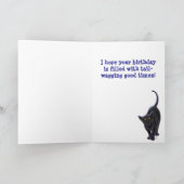 Black Cat Party Center Karte (Innenseite)