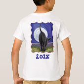 Black Cat Party Center T-Shirt (Rückseite)