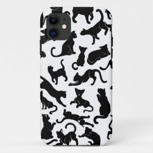 Black Cat Pattern Case-Mate iPhone Hülle