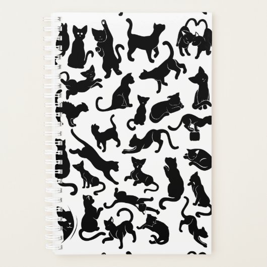 Black Cat Pattern Planer (Vorderseite)
