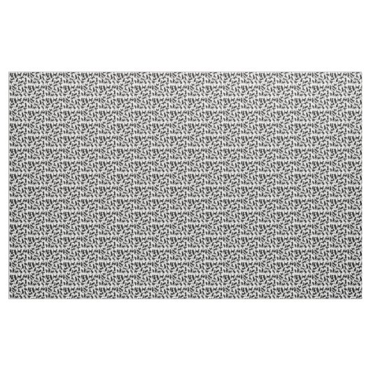 Black Cat Pattern Stoff (Yard (91,4 cm))