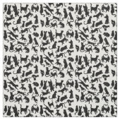 Black Cat Pattern Stoff (Muster)