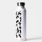 Black Cat Pattern Trinkflasche (Links)