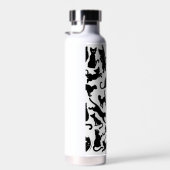 Black Cat Pattern Trinkflasche (Rechts)