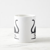 Black Cat Personalisiert Kaffeetasse (Mittel)