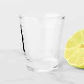 Black Cat Personalisiert Schnapsglas (Rechts)