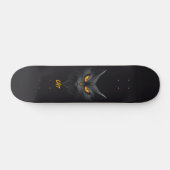 Black Cat Personalisiert Skateboard (Horizontal)