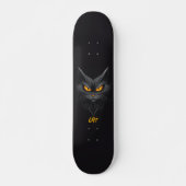 Black Cat Personalisiert Skateboard (Vorne)