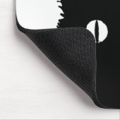Black Cat personnalisiert Mousepad (Ecke)