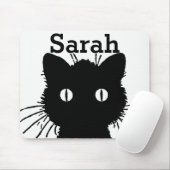 Black Cat personnalisiert Mousepad (Mit Mouse)