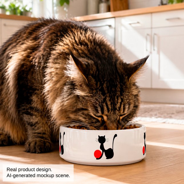 Black Cat Pet Bowl Napf (Von Creator hochgeladen)