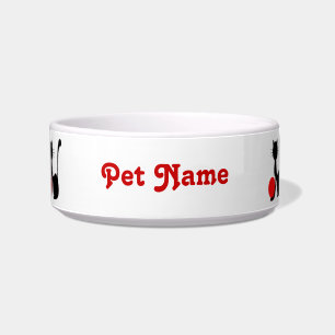 Black Cat Pet Bowl Napf