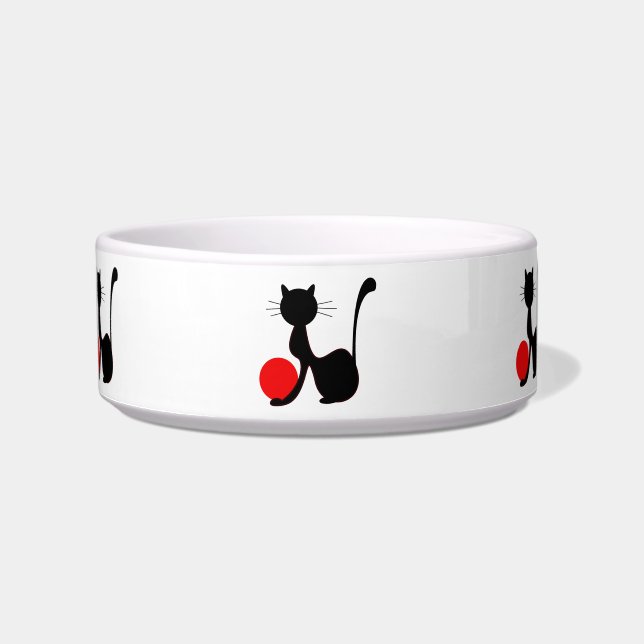 Black Cat Pet Bowl Napf (Vorderseite)