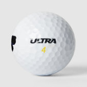 Black Cat Petunia Personalisierte Golfplätze Golfball (Logo)