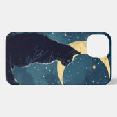 Black Cat Phone Case für iPhone Hülle (Rückseite (Horizontal))