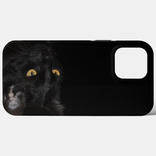 Black Cat Phone Case - HAMbyWhiteGlove (Rückseite (Horizontal))