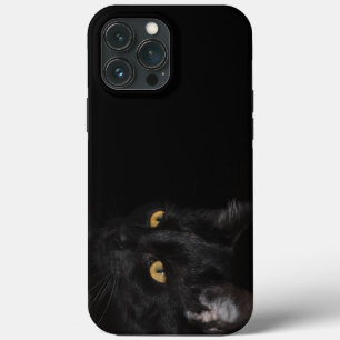 Black Cat Phone Case - HAMbyWhiteGlove