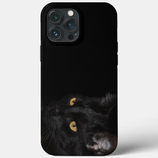 Black Cat Phone Case - HAMbyWhiteGlove (Rückseite)