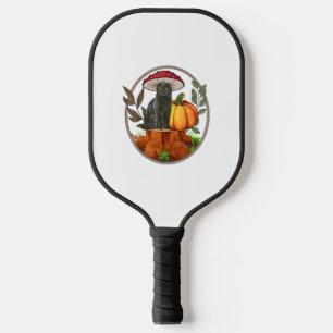 Black Cat Pilz-Shirt Kinderwagen Kleinkind Niedlic Pickleball Schläger