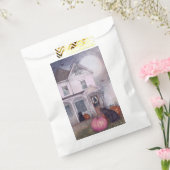 Black Cat Pink Pumpkin & Spuk House Halloween Geschenktütchen (Versiegelt)