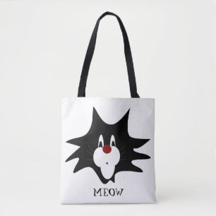 Black Cat Platsch Tasche