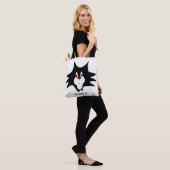 Black Cat Platsch Tasche (Am Model)