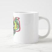 Black Cat Play Herbst Jumbo-Tasse (Rechts)