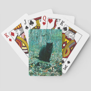 Black Cat Playing Cards Spielkarten