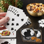 'Black Cat' Playing Cards Spielkarten (In Situ)