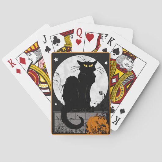 'Black Cat' Playing Cards Spielkarten (Rückseite)