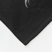 Black Cat Playing Electric Guitar Gothic Rocker  Fleecedecke (Ecke)