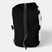 Black cat polka dot Print Sew toiletry Bag Waschbeutel (Rechts)