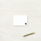Black Cat Post it Notes Post-it Klebezettel (Auf Schreibtisch)