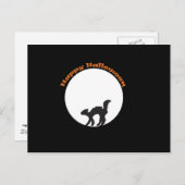 Black Cat Postcard Postkarte (Vorne/Hinten)