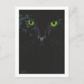 Black Cat Postcard Postkarte (Vorderseite)