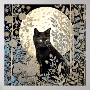 Black Cat Poster