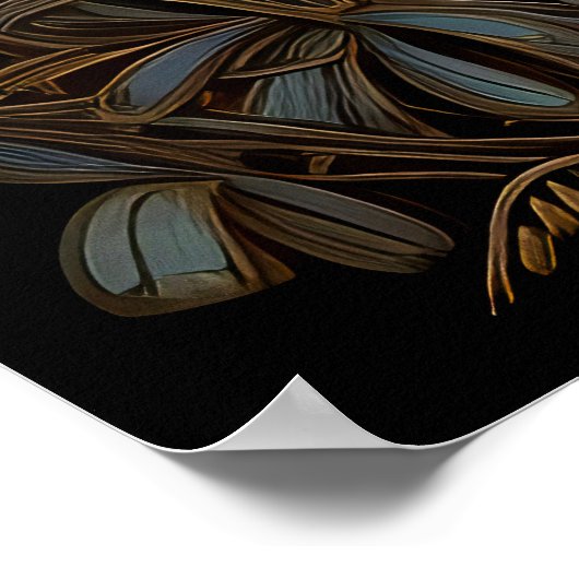 Black Cat Poster (Ecke)